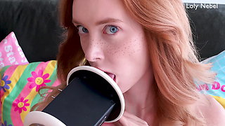 Lustful ASMR artist fucked on camera and got a creampie