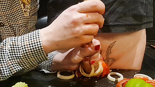 CBT. Extreme Dick and Urethral Torment in the Kitchen! Cooking Cock 2. Episode 23. Full.