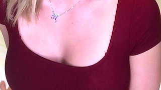 Big boobs milf masturbates with her dildo