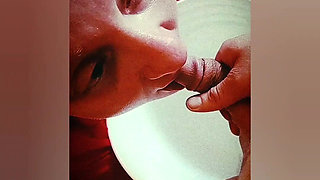 Nasty BBW Takes Mick Stabbers Piss in Her Mouth