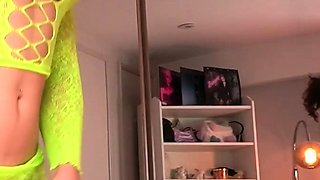 Close up teen pussy gaping action
