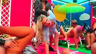 DRUNKSEXORGY - Bi sex dolls fucking at a hot party