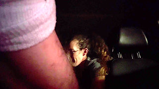 Wife Fuck and Suck Back Seat With a Facial