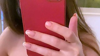 Amateur brunette ariana marie solo toying