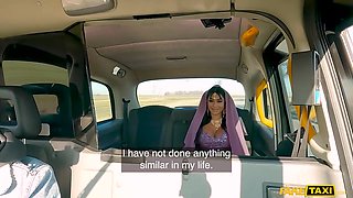 Yasmina Khans Wild Nurse Exam In Taxi