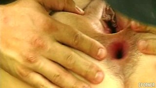 Retro hot MILF gets fucked outdoor