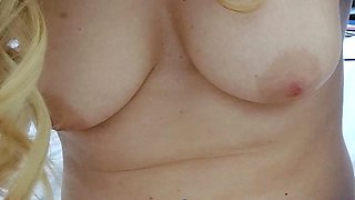 Watch Me Put in My Tongue Bar and Clit Piercing.