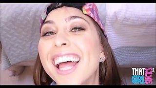 Tiny Teen Riley Reid Sloppy Blowjob
