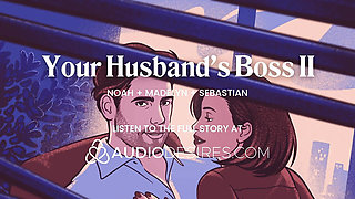 ASMR Audio Porn: Wife Fucks Husband's Boss at Work - Cuckold Hotwife Fantasy - Erotic Audio Story