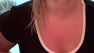 Blonde emo amateur solo masturbation