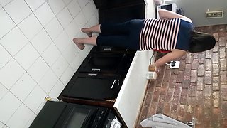 Surprising Neighbour's Wife with Kitchen Fuckery