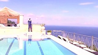 Blonde emo amateur solo masturbation