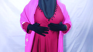 Hijabi woman fucking hard by her step brother