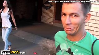 Nasty pick up girl sex outdoor