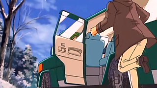 Squirting anime cartoon teen