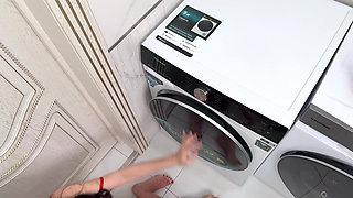 Hot Fucking on Washing Machine