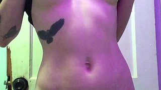 Hot amateur teen butt plug solo play