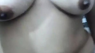 Desi young horny wife fingering pussy in bathroom and showing hole