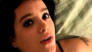 Jessy funny amateur teen brunette toying