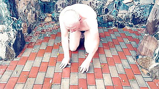 Shaving the head of the old prisoner - Mistress Zeida and Mistress Roberta