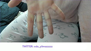 Talking- I Cum in Pajamas- Masturbation- Pussy Fingering- Moaning- Turkish MILF- Turkish Porn- Turkish Disclosure- Disclosure