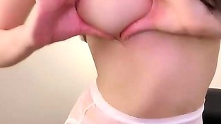 Pretty Japanese teen solo masturbation Uncensored