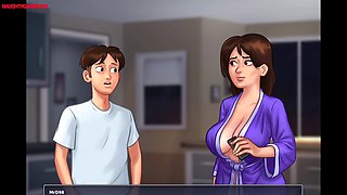 Perverted guy cant help but get horny - Summertime Saga 01 Gameplay