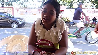 Clotilde's Bouncing Black Boobs - Asian Sex Diary