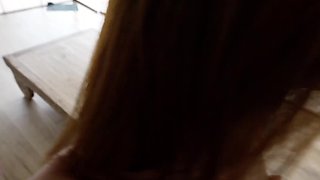 When husband's not home, coach shows up for his married slut