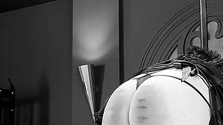 Sissy Caned by Two Cruel Mistresses