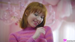 Big tits tall redhead Lilly Mays banged at home - perky tits redhead homemade