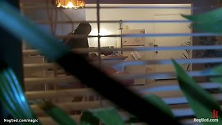 Masked Man Rough Fucks Hogtied Big Tits Student Kaylee Hilton