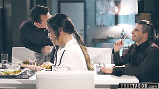 Lascivious Justin Hunt and Alina Lopez - blowjob scene - Pure Taboo