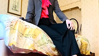 Cumshot amateur MILF suck and jerks dude in the bedroom