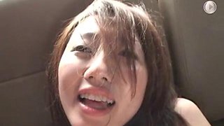 Picking up big tits and having sex with car