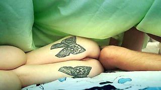 Steamy Step Mom Spooning Step Son in 4K - Taboo Bed Sharing & Hot MILF Action