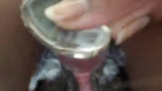 Messy Anal ... plugging and gapping my asshole