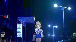 She is attacked one after another and her penis is thrust deep into her throat and she is fucked.