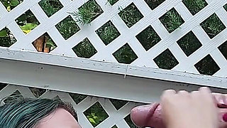 Fuck and Facial for My Wife- Outside