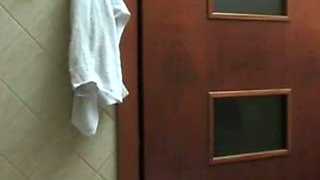I'm banging sexy Russian brunette mommy in the bathroom
