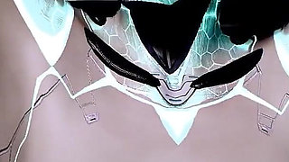 Fucking a Hot Blue Sex Bot in the Bus in POV