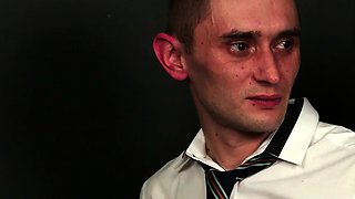 Naughty CFNM babes cocksucking lucky guy