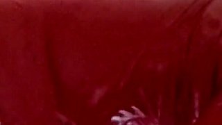 MILF in Latex Catsuit Gives Blowjob and Swallows Cum