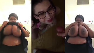 Curvy Latina beauty captivates with daring massive passion in thrilling play