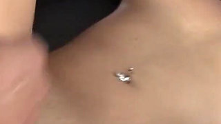 Cute ebony girl loves his huge cock