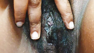 Pussy Fingering by house owner while his wife went for shopping and cuming with Maid
