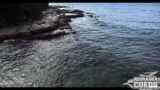 Nude Beach Day With 3 Gorgeous Models Melonie Rebeka Ruby With Kristina Sun Goddesses Picnic Naked