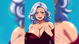Cartoon Granny Animation Tits