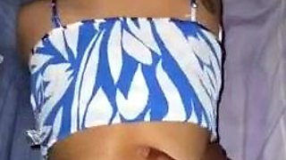 Blue eyed redhead amateur babe fucking pov