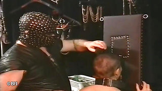 Tied up girl gets tormented and shaved